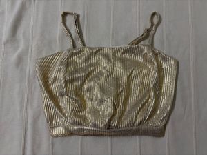 Shimmery Gold Blouse for Wedding/Festivities