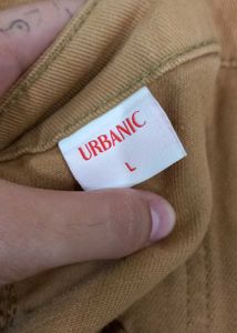 Dark Beige Urbanic Cargo Jeans