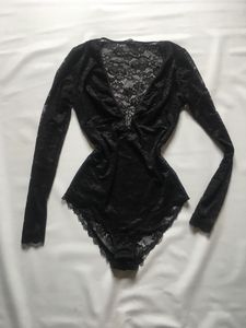 black mesh bodysuit