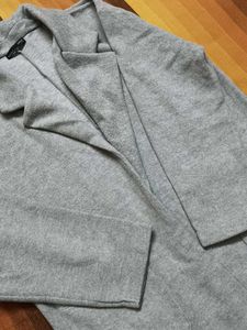 Zara trench coat style jacket Open Front pocket