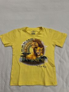 Kids Lion King Graphic T-shirt Yellow