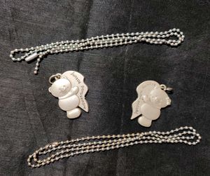 Best Friends Forever Bear Necklace