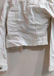 Cotton Denim Crop Jacket