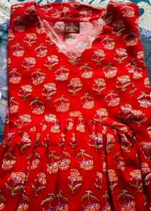 New Cotton Anarkali suit Set
