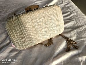 Elegant Silver Clutch