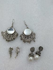 Assorted Earrings - 3 Pairs