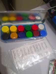 Brustro Painting Colors With Paper Brush Etc
