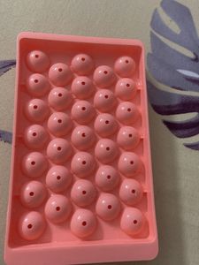 Pink Round Ice Cube Tray