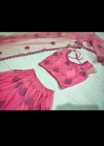 Beautiful Grand Onion Pink Wedding Lehenga Choli