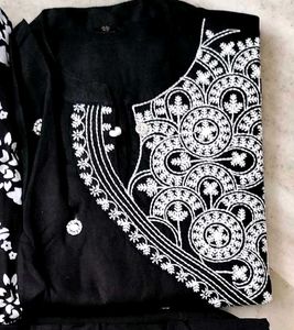 Elegant Black Kurta Set
