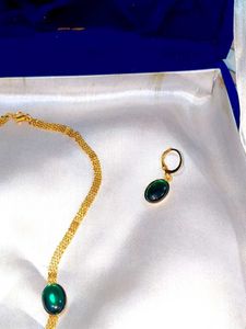 A Green Stone Jewelry Set For Luck &amp; Prosperity.