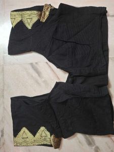 Black Cotton Blouse