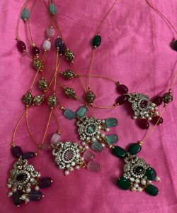 Colorful Indian Pendant Necklaces