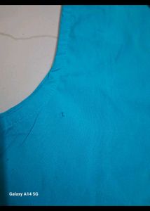 Blue Sleeveless Top