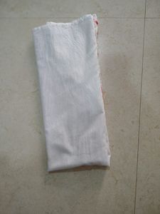 Elegant White Embroidered Kurta size s