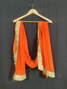 Women Orange Kurti Set