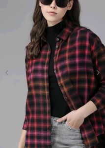 Roadster Checked Oversized  Shirt