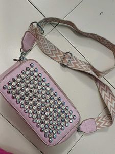 Pink Crossbody Bag
