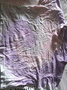 Purple Dye Crop Tshirt