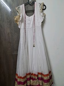 White Anarkali