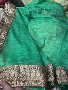 Elegant Embroidered Saree