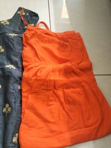 An Orange+Grey Suit