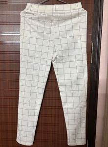 White Plaid Pants