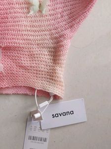 Cute Pink Butterfly Cardigan