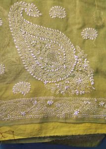 Vintage Hand-Embroidered Saree