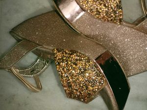 Glittery Wedges