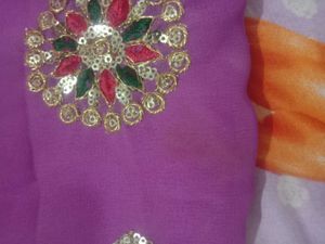 Purple Pinkish Saree