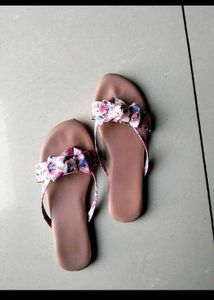 Pink Colour Flate Sandel