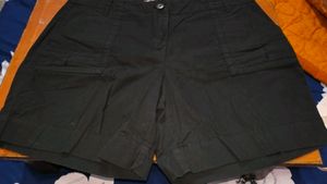 Black Denim Shorts