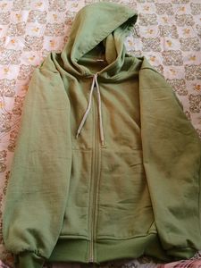 Green Zip-Up Hoodie