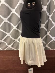 Black &amp; Cream Mini Dress