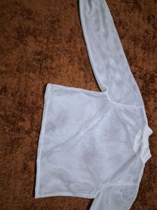 White Mesh Top(negotiable)