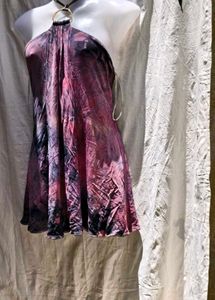 BEBE DYE PRINTED DRESS