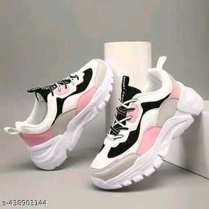 Unique White Fashion Sneakers