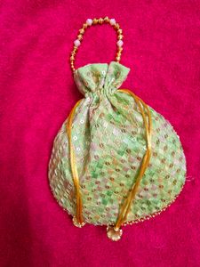 Silk Wedding Potli