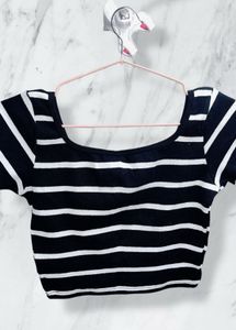 Striped Crop Top