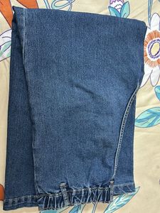 Zara Women Flared High Rise Jeans