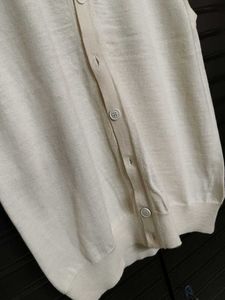 Monte Carlo Men Off White Solid Cardigan