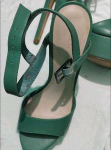 Charles &amp; Keith Heels Combo 2 Pairs – Green Platfo