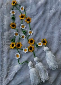 Daisy & Sunflower hair accessories