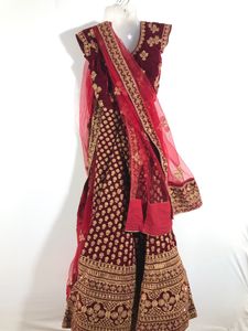 Beautiful Heavy Bridal Lehenga Choli With Dupatta