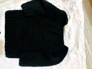Black Batman Handmade Sweater For Kids(18-24months