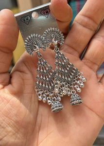 Black Metal Earrings