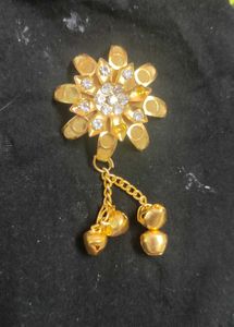 Gold Flower Hair Accessories Set