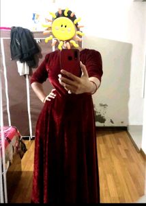 Velvet Maxi Dress