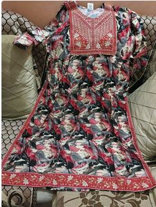 Floral Print Kurta Set